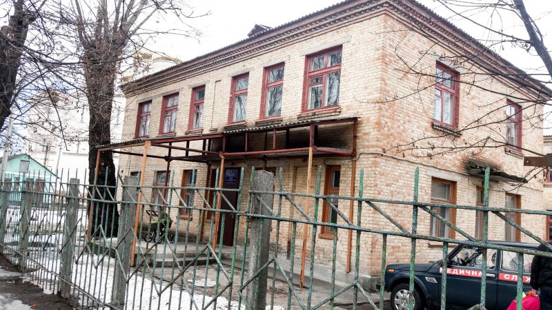 Здание детской поликлиники на Балашовке г.Кропивницкий